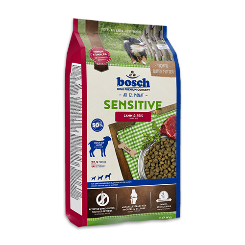 Bosch High Premium Concept Sensitive Lamb and Rice Dog Food 3kg