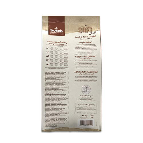 Bosch High Premium Soft Plus Adult Land Duck and Potato 2.5kg