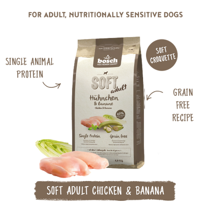 Bosch High Premium Soft Plus Adult Chicken and Banana 2.5kg