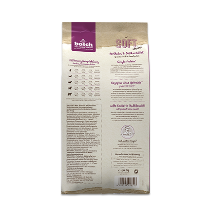 Bosch High Premium Soft Plus Mini Guinea Fowl and Sweet Potato 2.5kg