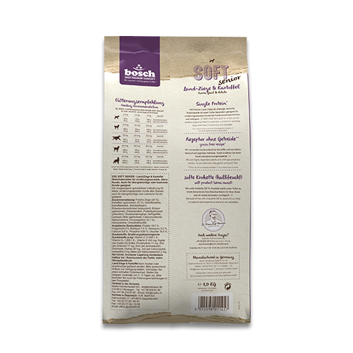 Bosch High Premium Soft Plus Senior Country Goat and Potato 12.5kg