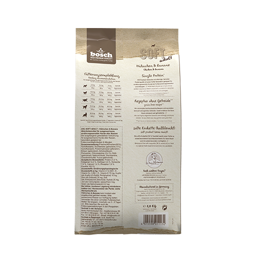 Bosch High Premium Soft Plus Adult Chicken and Banana 12.5kg