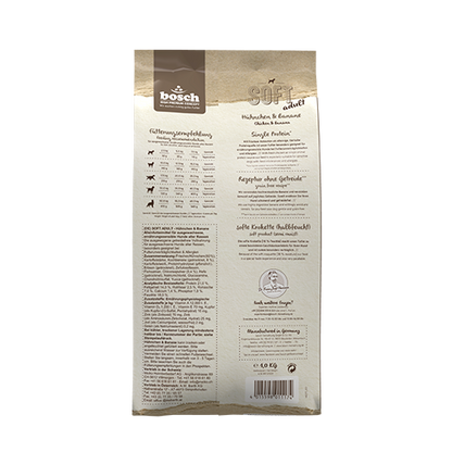 Bosch High Premium Soft Plus Adult Chicken and Banana 12.5kg