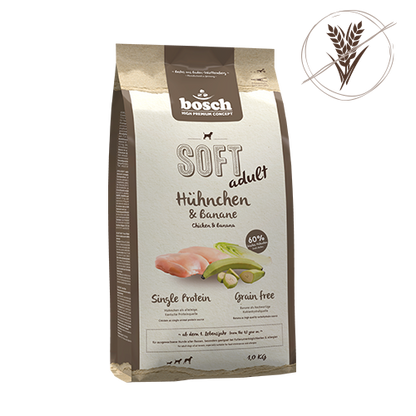 Bosch High Premium Soft Plus Adult Chicken and Banana 2.5kg