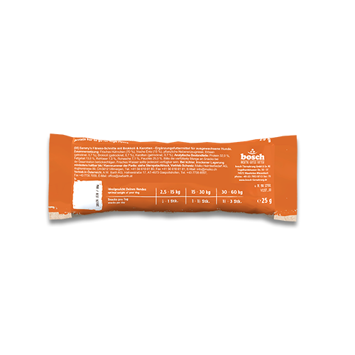 Bosch Sammy’s Snacks Fitness Slice with Broccoli and Carrots