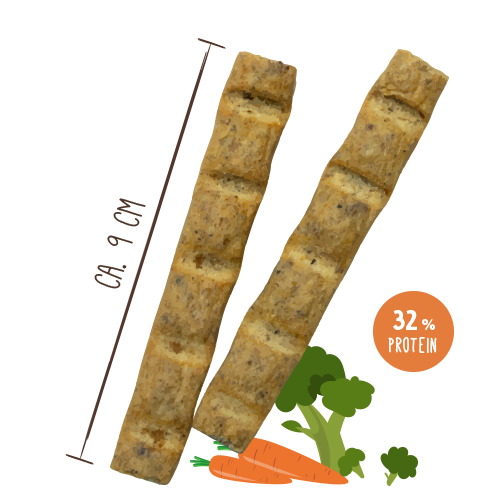 Bosch Sammy’s Snacks Fitness Slice with Broccoli and Carrots