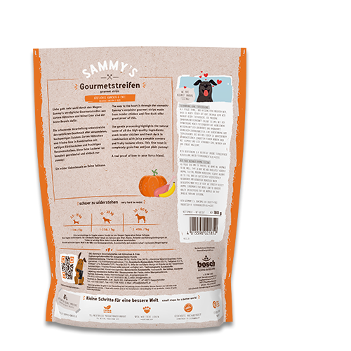 Bosch Sammy's Snacks Sammy's Gourmet Strips Chicken and Duck