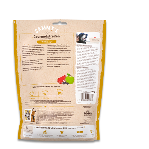 Bosch Sammy's Snacks Sammy's Gourmet Strips Chicken and Lamb