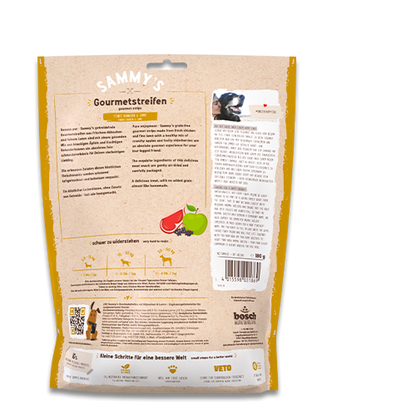 Bosch Sammy's Snacks Sammy's Gourmet Strips Chicken and Lamb