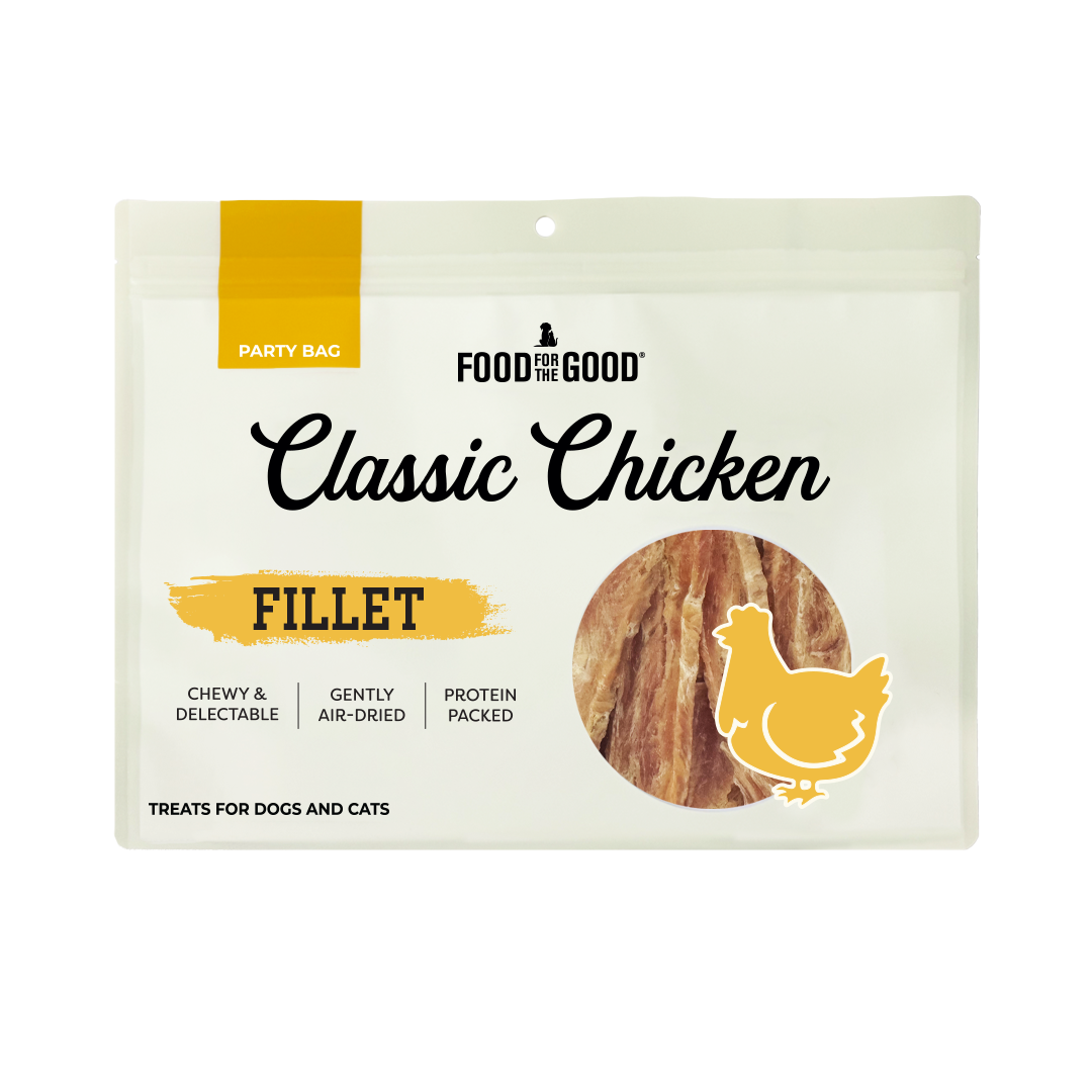 Food For The Good Party Bag Chicken Fillet Treats for Cats & Dogs 400g