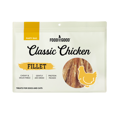 Food For The Good Party Bag Chicken Fillet Treats for Cats & Dogs 400g