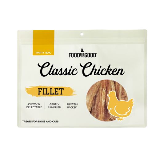 Food For The Good Party Bag Chicken Fillet Treats for Cats & Dogs 400g