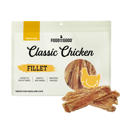 Food For The Good Party Bag Chicken Fillet Treats for Cats & Dogs 400g