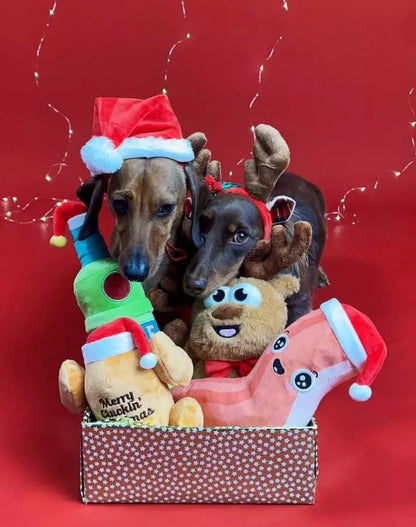 FuzzYard Christmas Humble Holiday Ham Plush Dog Toy