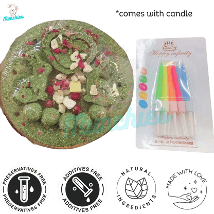 Munchies Rabbit-Themed Birthday Hay Cake (7–10cm) – Natural Celebration Treat