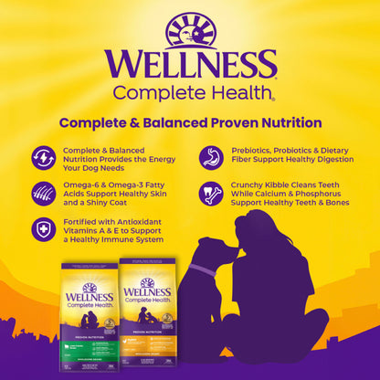 Wellness Complete Health Large Breed Chicken Adult Dry Dog Food 30lb