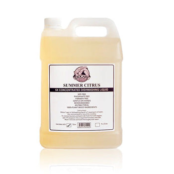 IDOCARE Summer Citrus 5X Dishwashing Liquid – 100% Plant-Based, Powerful & Gentle