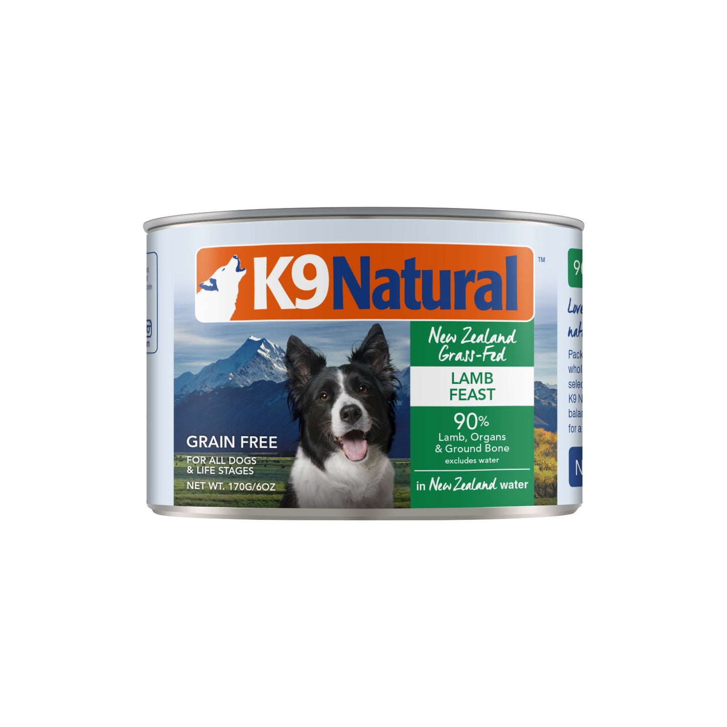 K9 Natural Canned Lamb Feast for Dogs – 170g (12 Cans)