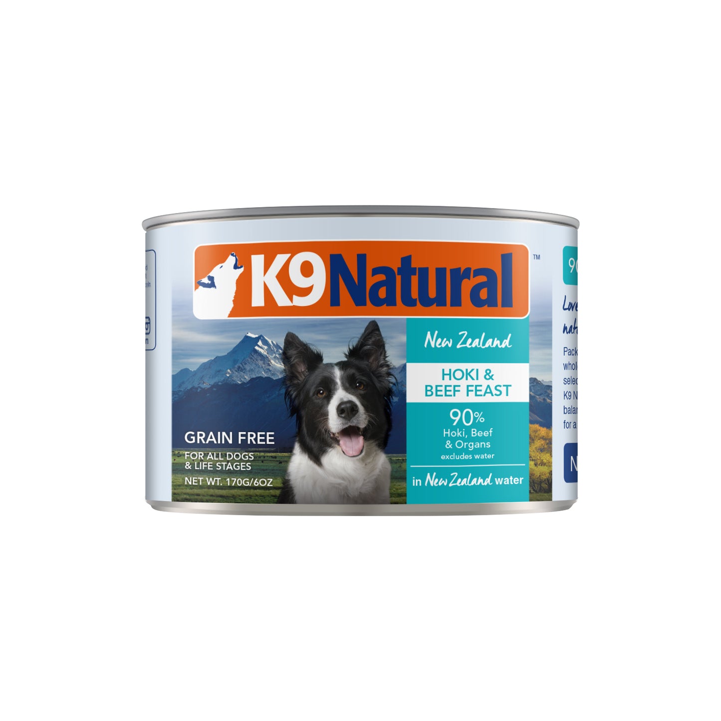 K9 Natural Canned Beef & Hoki Feast for Dogs – 170g (12 Cans)