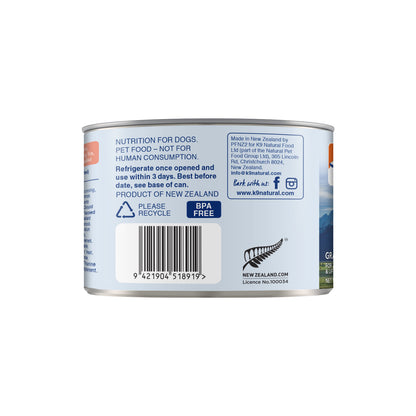 K9 Natural Canned Lamb & King Salmon Feast for Dogs – 170g (12 Cans)