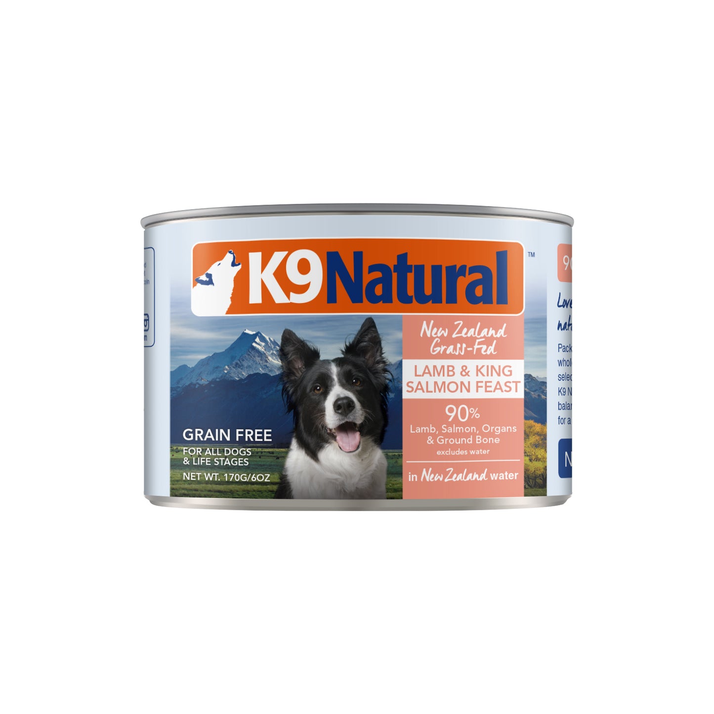 K9 Natural Canned Lamb & King Salmon Feast for Dogs – 170g (12 Cans)