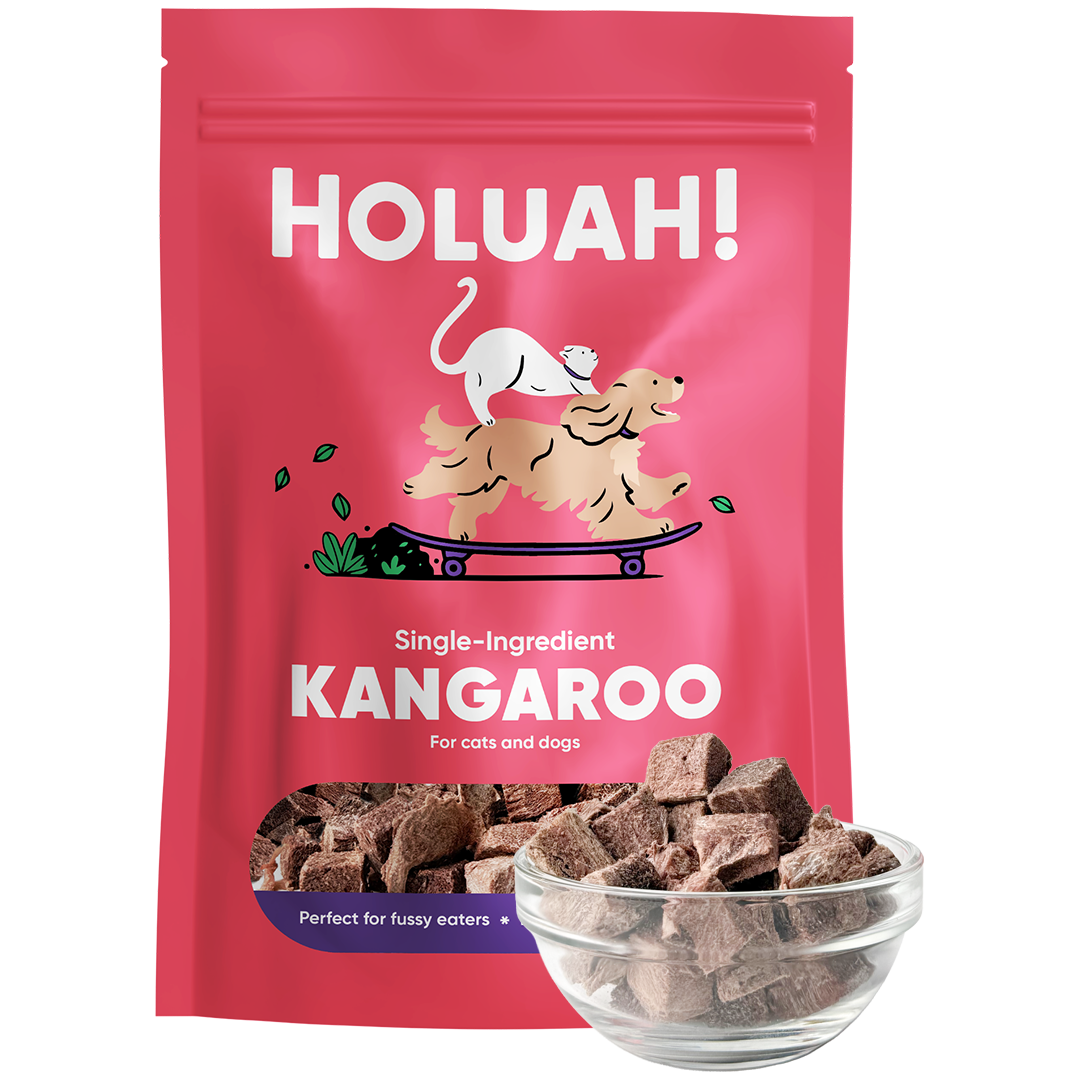 Holuah! Freeze Dried Kangaroo Treats for Cats and Dogs 70g
