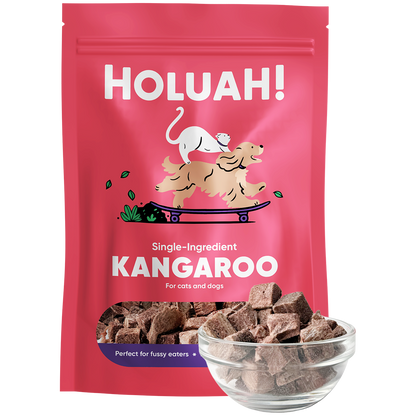 Holuah! Freeze Dried Kangaroo Treats for Cats and Dogs 70g