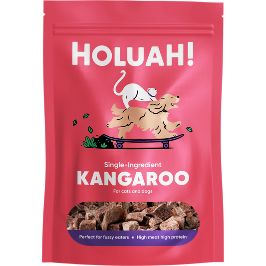 Holuah! Freeze Dried Kangaroo Treats for Cats and Dogs 70g