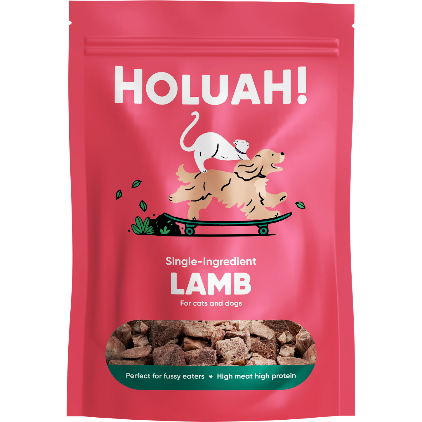 Holuah! Freeze Dried Lamb Treats for Cats and Dogs 70g