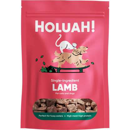 Holuah! Freeze Dried Lamb Treats for Cats and Dogs 70g