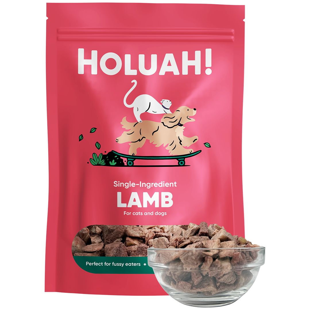 Holuah! Freeze Dried Lamb Treats for Cats and Dogs 70g