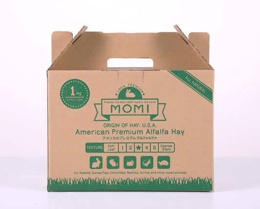 Momi 1st Cut Timothy Hay | High-Fibre Hay for Rabbits, Guinea Pigs & Small Pets