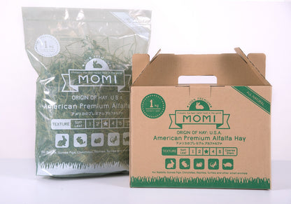 Momi Alfalfa Hay | High-Calcium Hay for Young, Pregnant & Nursing Pets
