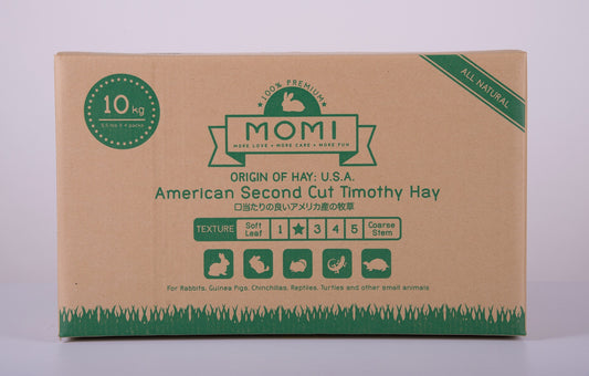 Momi 2nd Cut Timothy Hay | Soft, Leafy Hay for Rabbits, Guinea Pigs & Small Pets