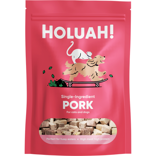Holuah! Freeze Dried Pork Treats for Cats and Dogs 70g
