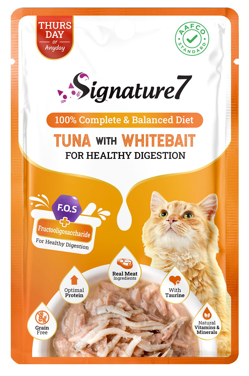 Signature7 Tuna & Whitebait in Gravy (Healthy Digestion – Thursday) 50g