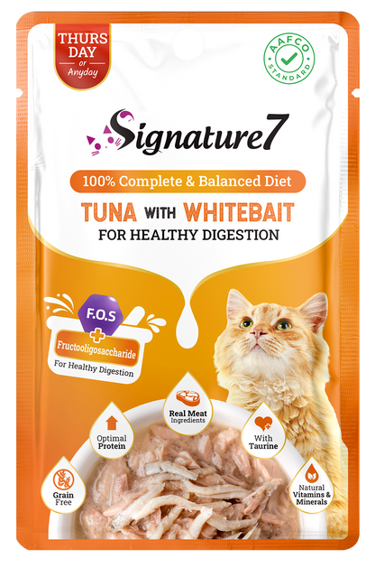 Signature7 Tuna & Whitebait in Gravy (Healthy Digestion – Thursday) 50g