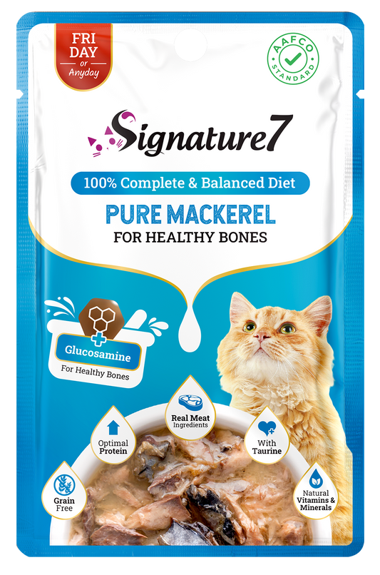 Signature7 Mackerel in Gravy (Healthy Bones – Friday) 50g