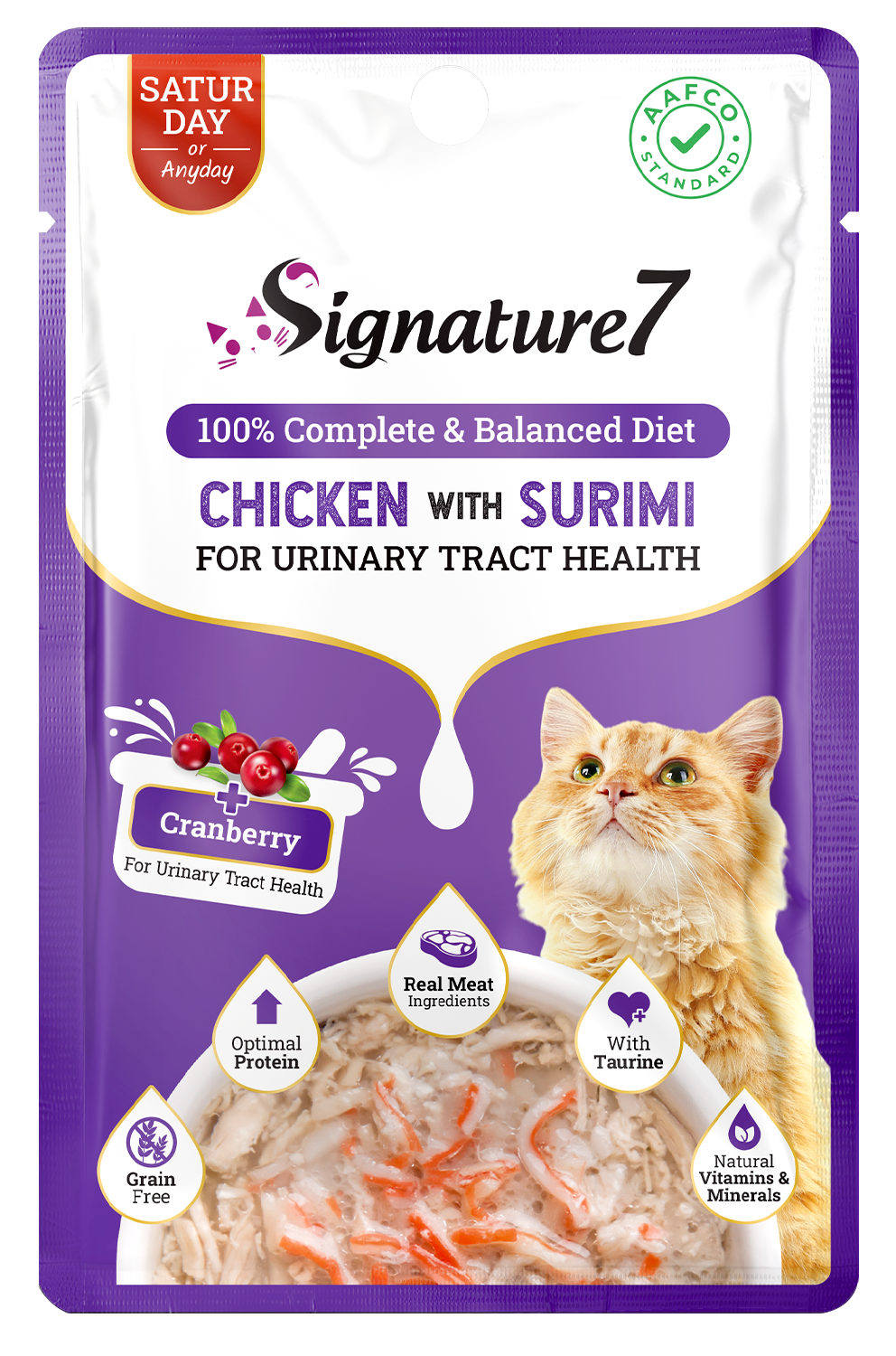 Signature7 Chicken & Surimi in Gravy (Urinary Tract Health – Saturday) 50g
